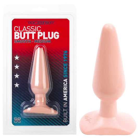 Classic Butt Plug - Flesh 14 cm (5.5) Medium Smooth Butt Plug