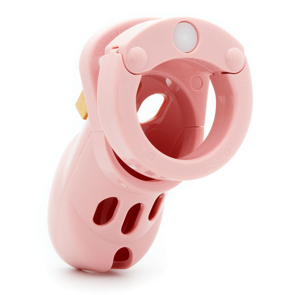 CB-3000 Chastity Cock Cage Kit - Pink - Pink 3 Inch Cock Cage Kit