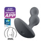 Satisfyer Deep Diver - Black Vibrating Butt Plug with App Control