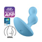 Satisfyer Deep Diver - Light Blue Vibrating Butt Plug with App Control