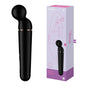 Satisfyer Planet Wand-er - Black - Black/Rose Gold USB Rechargeable Massager Wand