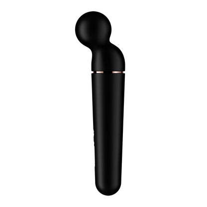 Satisfyer Planet Wand-er - Black - Black/Rose Gold USB Rechargeable Massager Wand