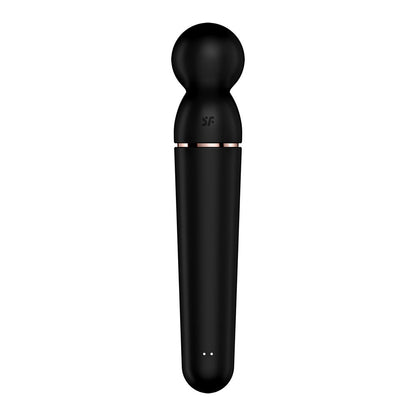 Satisfyer Planet Wand-er - Black - Black/Rose Gold USB Rechargeable Massager Wand