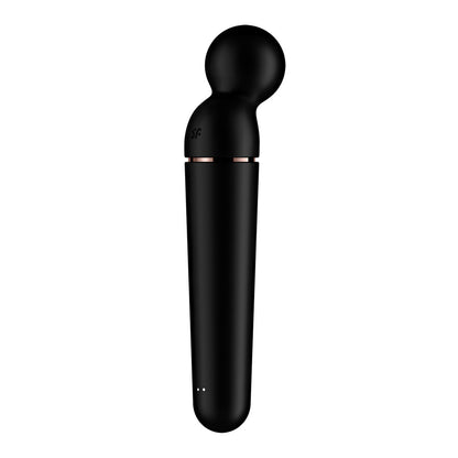 Satisfyer Planet Wand-er - Black - Black/Rose Gold USB Rechargeable Massager Wand