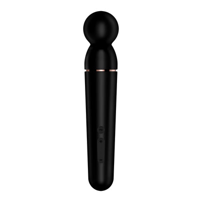 Satisfyer Planet Wand-er - Black - Black/Rose Gold USB Rechargeable Massager Wand