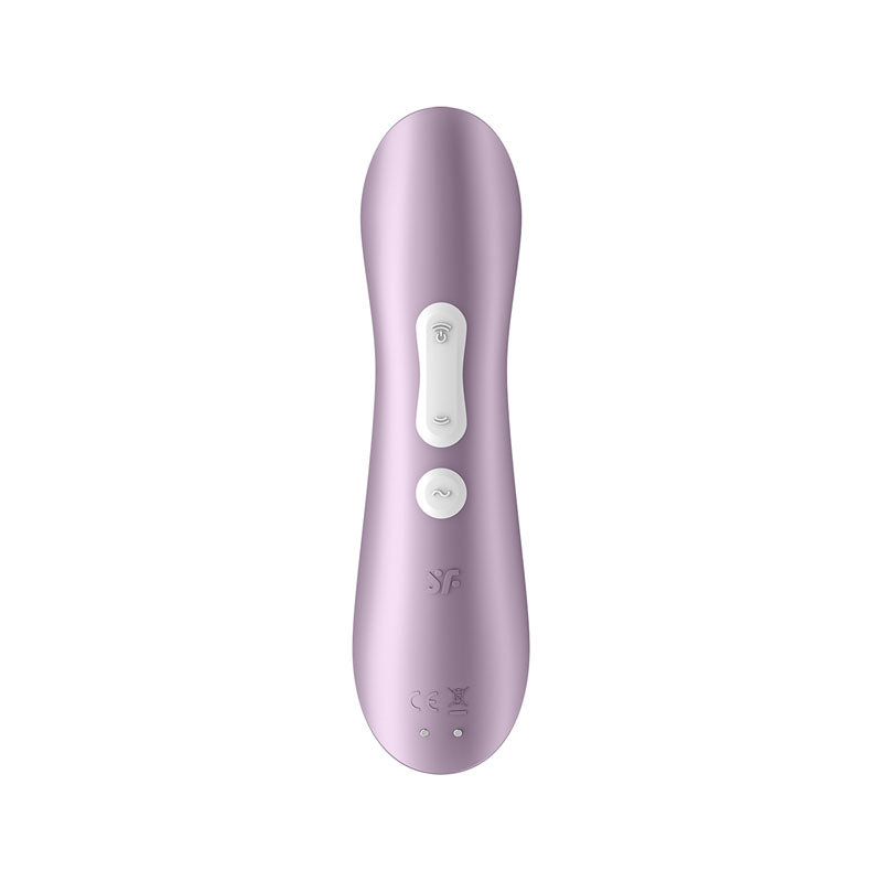 Satisfyer Pro 2+ Purple - Purple Touch-Free USB-Rechargeable Clitoral Stimulator with Vibration