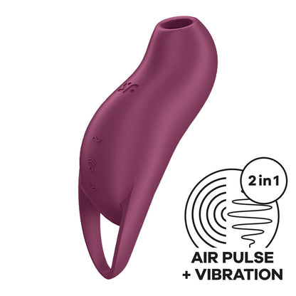 Satisfyer Pocket Pro 1 - Purple - Purple USB Rechargeable Air Pulse Stimulator