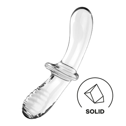 Satisfyer Double Crystal - Clear Glass Double Ended Dildo