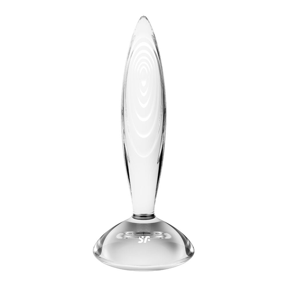 Satisfyer Sparkling Crystal - Clear Glass Butt Plug