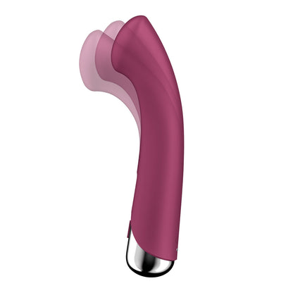 Satisfyer Spinning G-Spot 1 - Red - Red 16.5 cm USB Rechargeable Rotating Vibrator