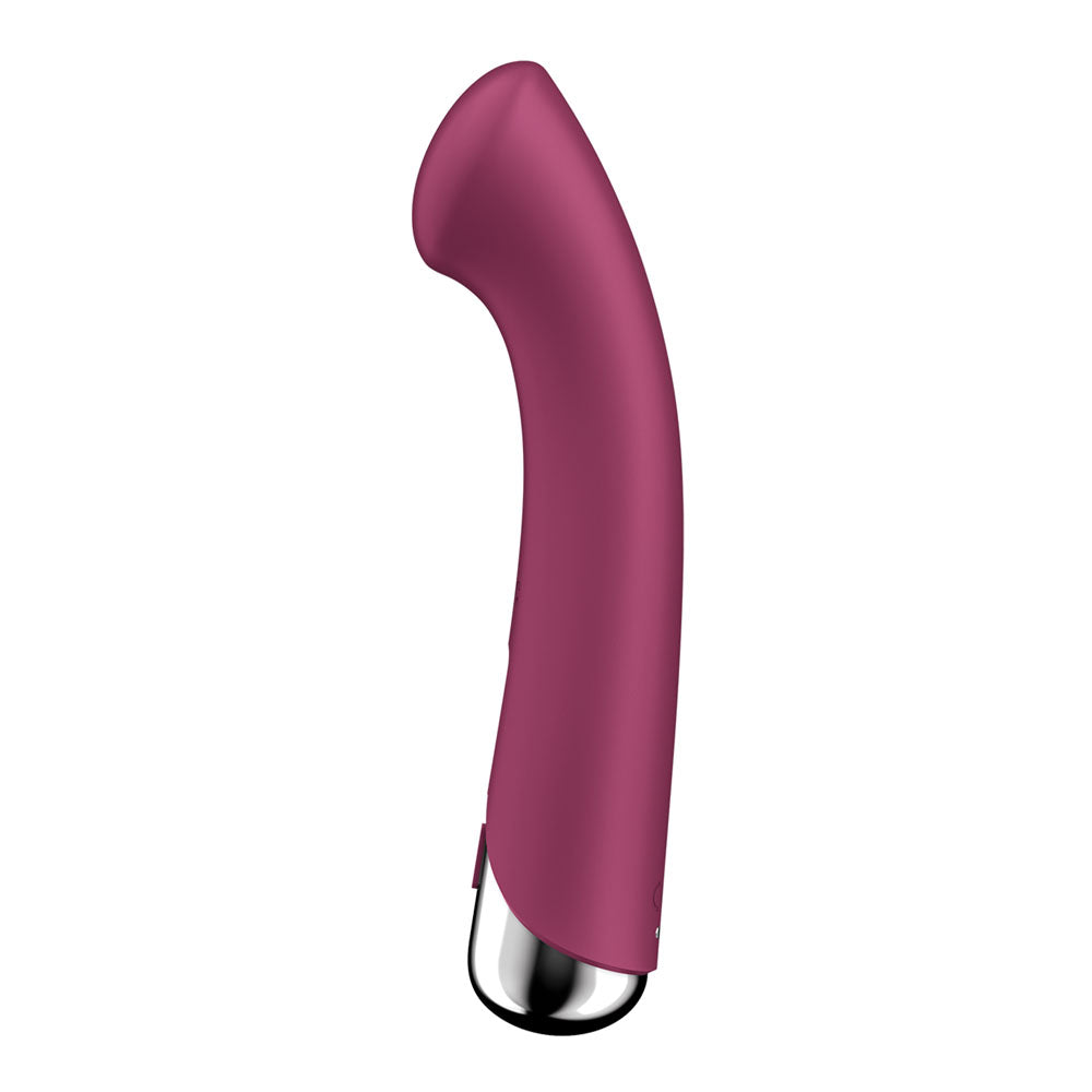 Satisfyer Spinning G-Spot 1 - Red - Red 16.5 cm USB Rechargeable Rotating Vibrator