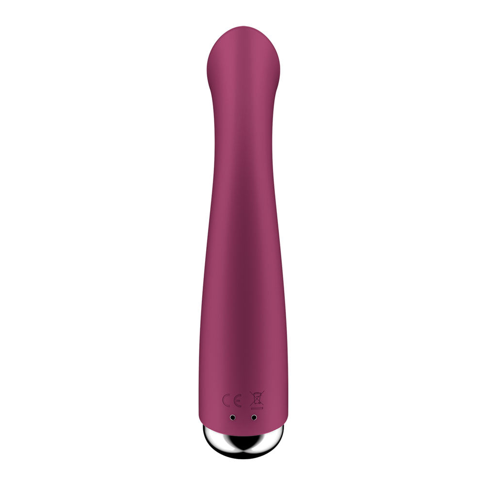 Satisfyer Spinning G-Spot 1 - Red - Red 16.5 cm USB Rechargeable Rotating Vibrator