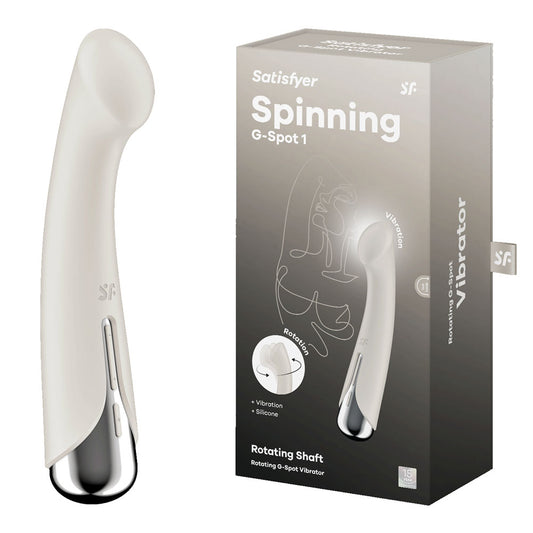 Satisfyer Spinning G-Spot 1 - Beige - Beige 16.5 cm USB Rechargeable Rotating Vibrator