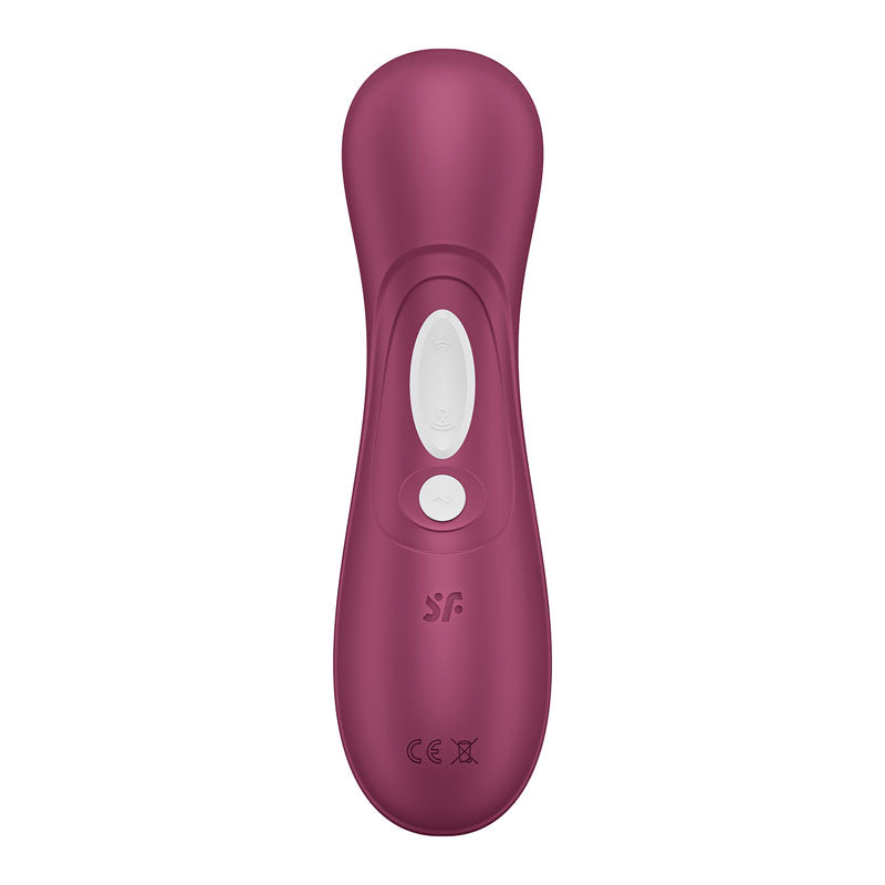 Satisfyer Pro 2 Generation 3 with App Control - Wine Red Touch-Free USB-Rechargeable Clitoral S