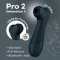 Satisfyer Pro 2 Generation 3 with App Control - Dark Grey Touch-Free USB-Rechargeable Clitoral