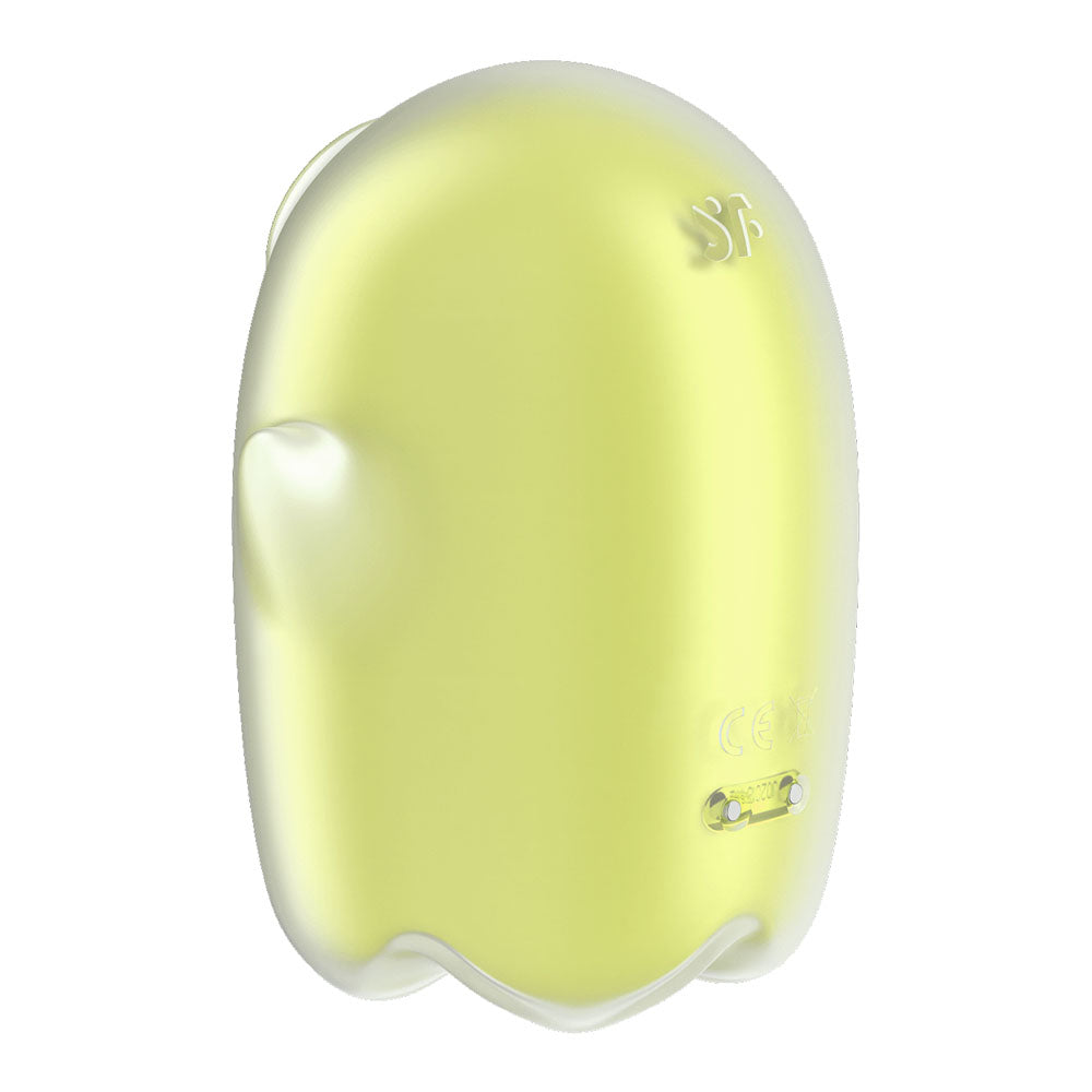 Satisfyer Glowing Ghost - Yellow - Glow in Dark Yellow USB Rechargeable Air Pulse Stimulator