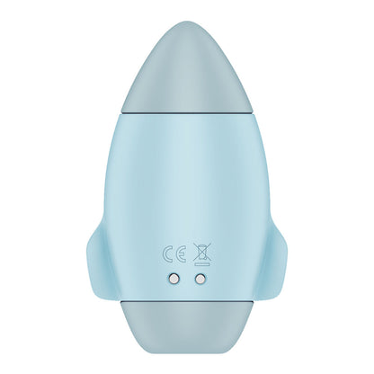 Satisfyer Mission Control - Blue - Blue USB Rechargeable Vibrating Air Pulse Stimulator