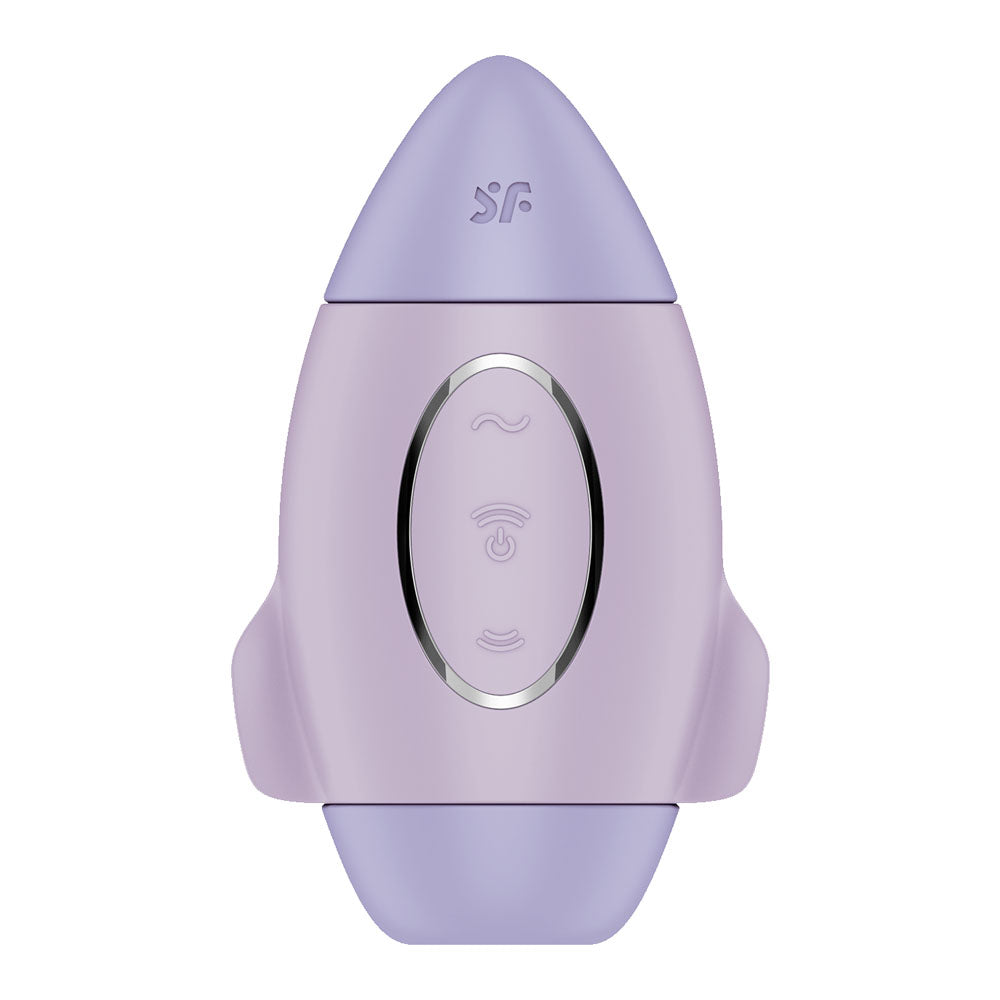 Satisfyer Mission Control - Violet - Violet USB Rechargeable Vibrating Air Pulse Stimulator