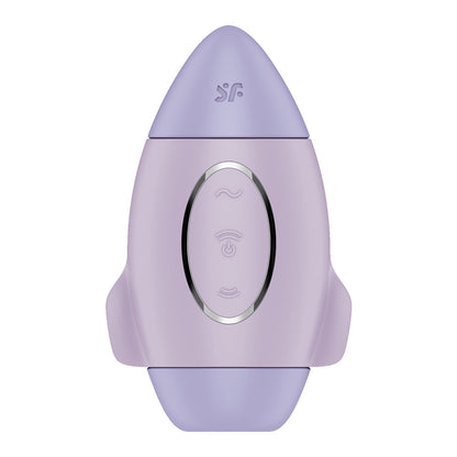 Satisfyer Mission Control - Violet - Violet USB Rechargeable Vibrating Air Pulse Stimulator