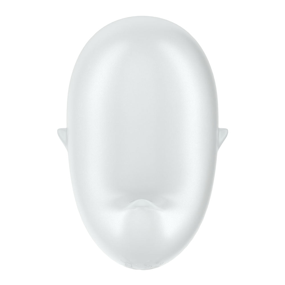 Satisfyer Cutie Ghost - White - White USB Rechargeable Air Pulse Stimulator