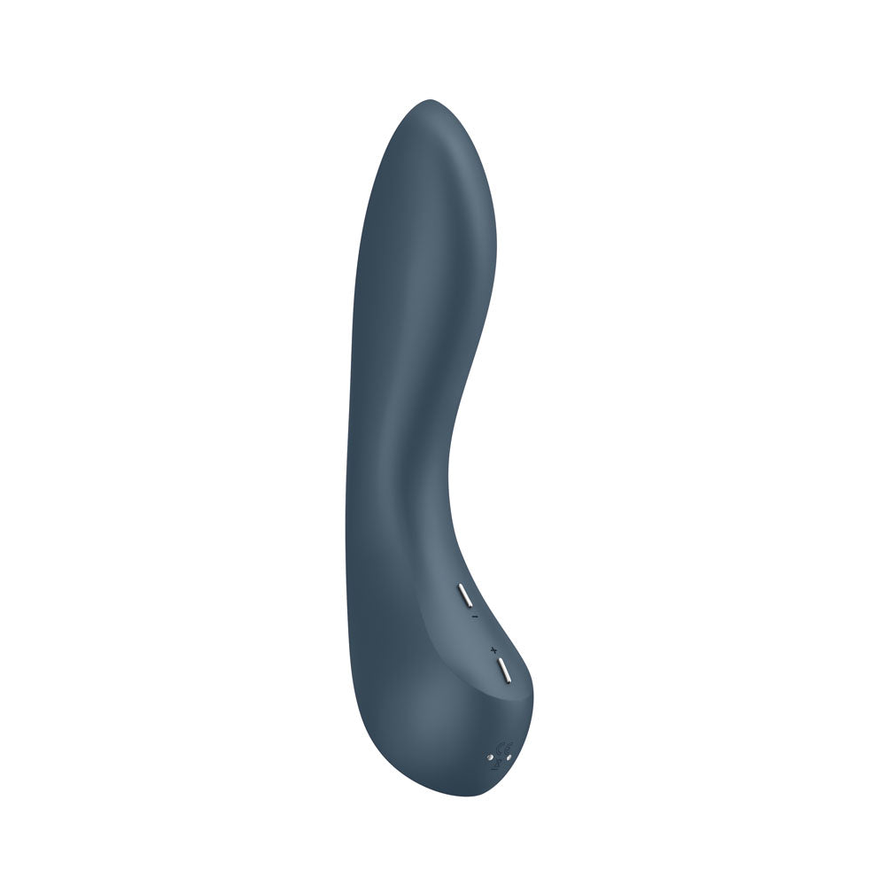 Satisfyer G-Spot Wave 4 - Dark Blue 21 cm USB Rechargeable Vibrator with Robotic G-Spot Stimula