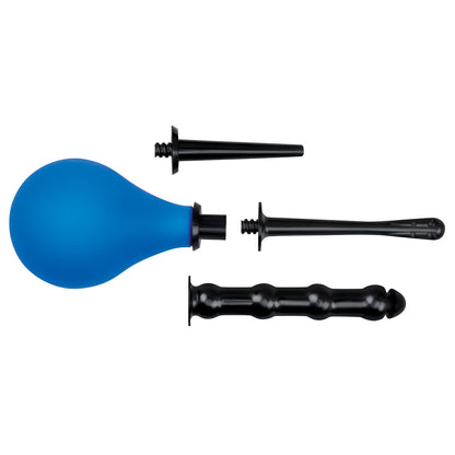 AquaClean 4 Piece Douche Set with Interchangeable Nozzles - 220 ml Capacity with Free Travel Do