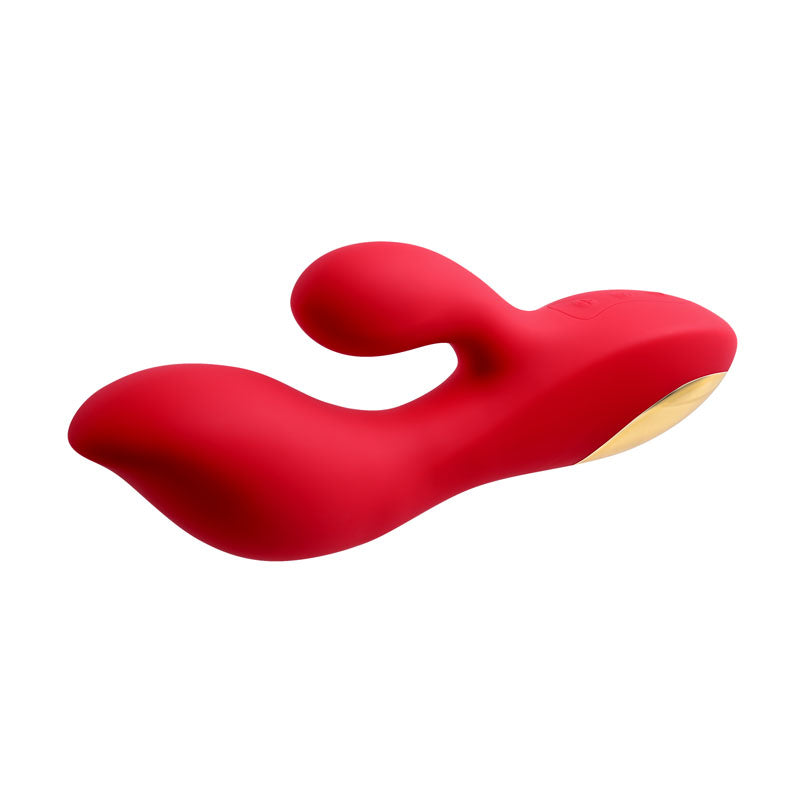 Adam & Eve EVES BIG AND CURVY G - Red 19.8 cm USB Rechargeable Rabbit Vibrator