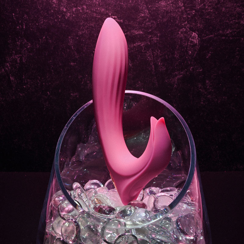 Adam & Eve EVES BLISS VIBRATOR - Pink 17.8 cm USB Rechargeable Rabbit Vibrator