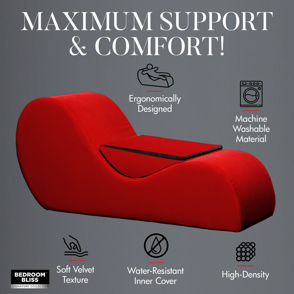 Bedroom Bliss Love Couch - Red Sex Furniture