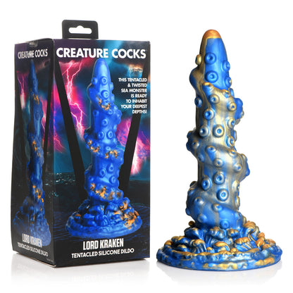 Creature Cocks Lord Kraken Dildo - Blue 21 cm Fantasy Tentacle Dildo