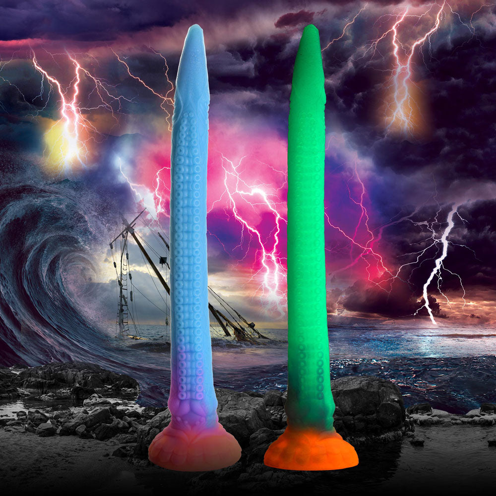 Creature Cocks Larva Silicone Dildo - Coloured 46 cm Fantasy Tentacle Dildo