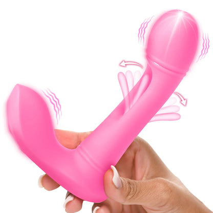 Inmi Flickers G-Flick Flicking G-Spot Vibrator - Pink 15 cm USB Rechargeable Flicking Vibrator