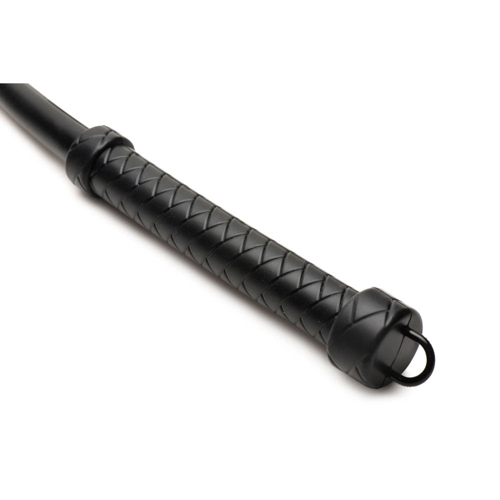 Master Series Viper Tail - Black - Black Silicone Whip