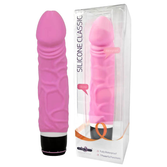 Silicone Classic - Pink 17 cm (6.75) Vibrator