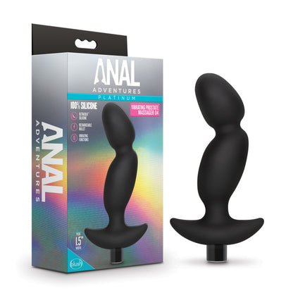 Anal Adventures Platinum Vibrating Prostate Massager 04 - Black 16.5 cm USB Rechargeable Prosta