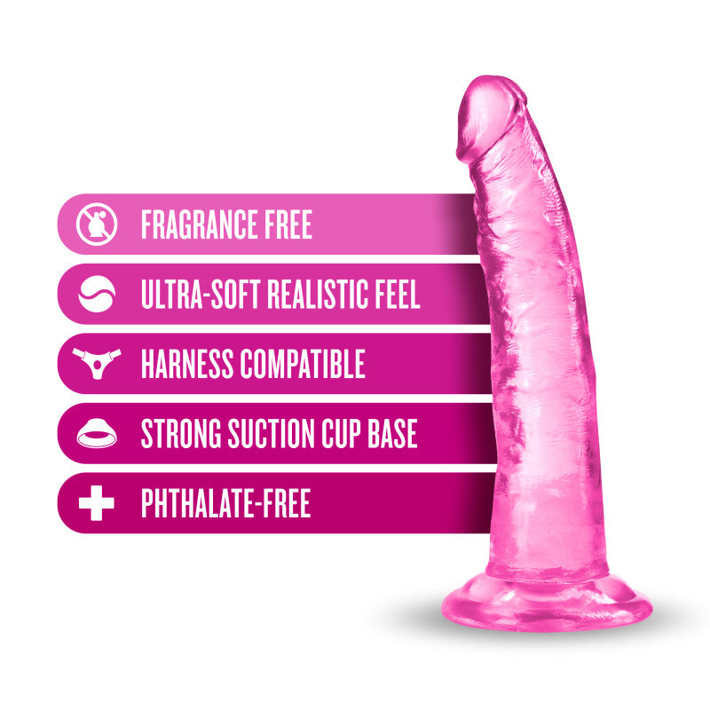 B Yours Plus Lust N Thrust - Pink - Pink 19 cm (7.5) Dong