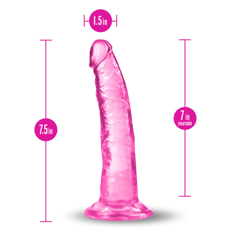 B Yours Plus Lust N Thrust - Pink - Pink 19 cm (7.5) Dong