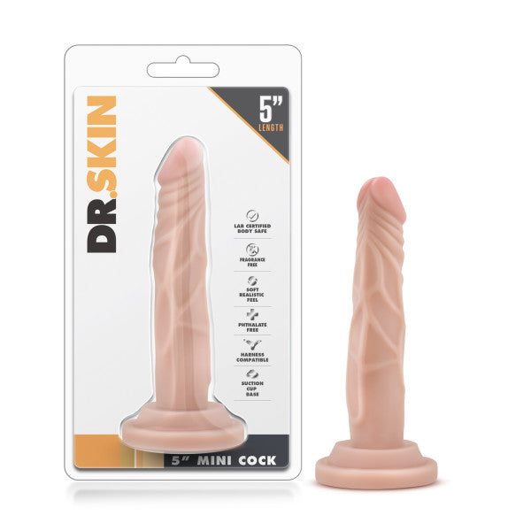 Dr. Skin 5 Mini Cock - Flesh 12.7 cm Dong