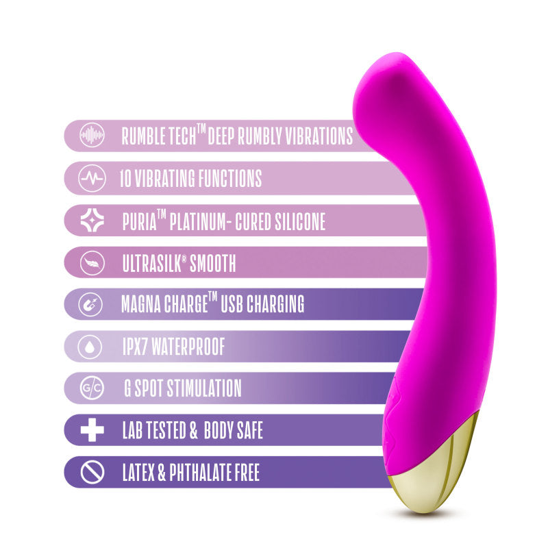 Aria Bangin AF - Purple 18.4 cm USB Rechargeable Vibrator