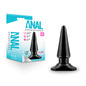 Anal Adventures Easy Plug - Black 10.1 cm (4) Butt Plug