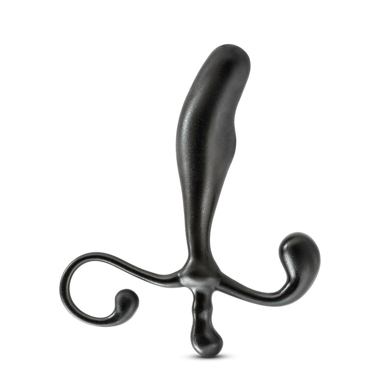 Anal Adventures Prostate Stimulator - Black 12.7 cm Prostate Massager