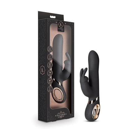 Lush Victoria - Black 22.9 cm (9) USB Rechargeable Rabbit Vibrator