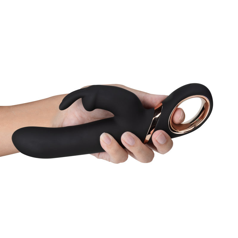 Lush Victoria - Black 22.9 cm (9) USB Rechargeable Rabbit Vibrator