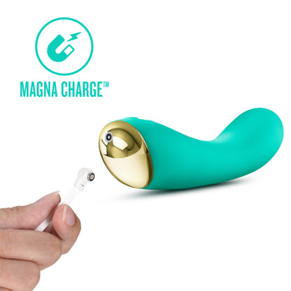 Aria Luscious AF - Teal 17.8 cm USB Rechargeable Vibrator