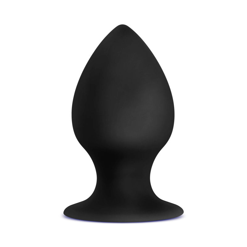 Anal Adventures Platinum Anal Stout Plug - Medium - Black 7.6 cm Medium Butt Plug