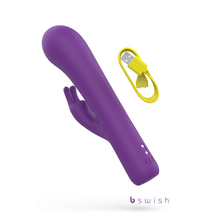 Bwild Bunny Infinite Deluxe - Purple - Purple 19.3 cm USB Rechargeable Rabbit Vibrator