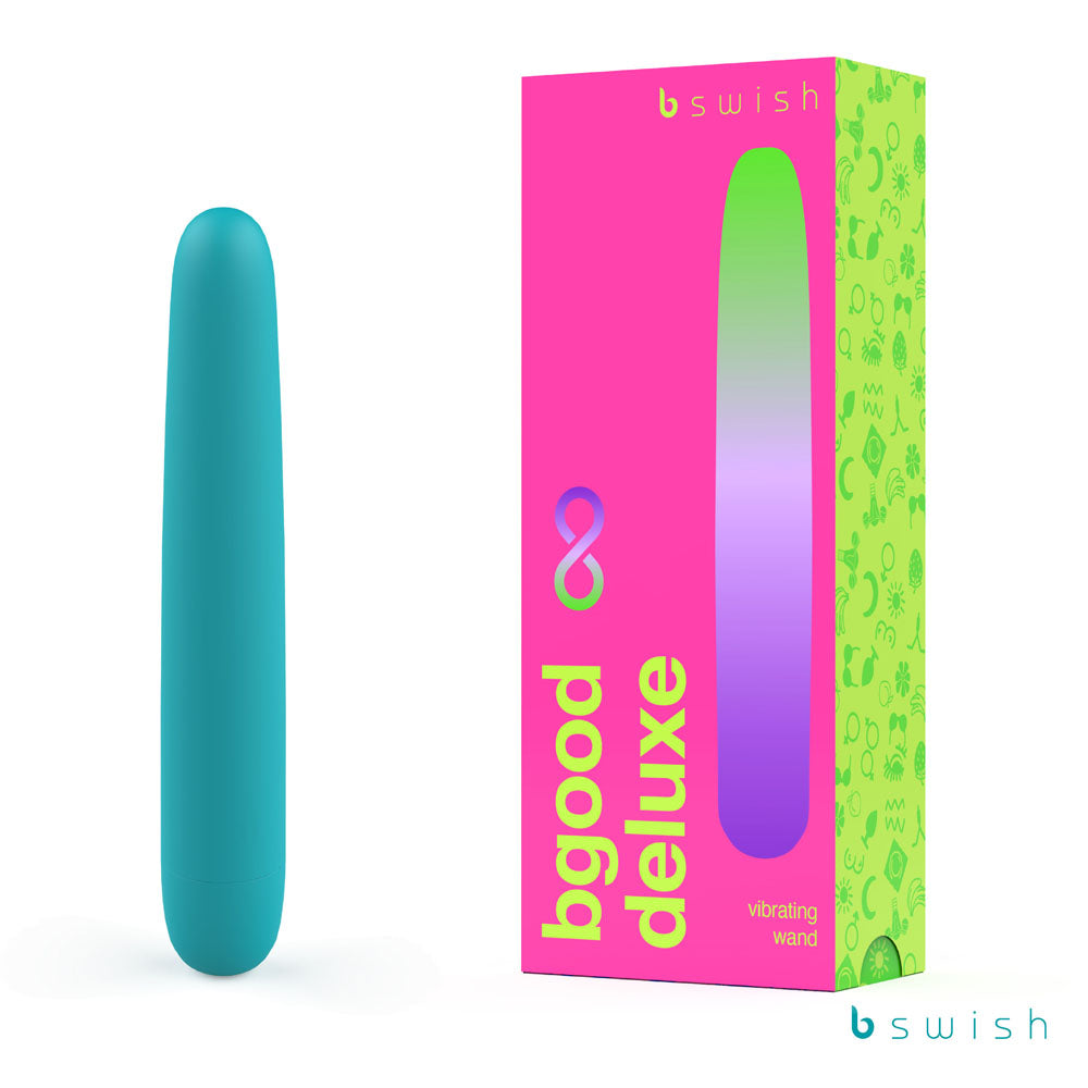 Bgood Infinite Deluxe - Sea Foam - Sea Foam Teal 18 cm USB Rechargeable Vibrator