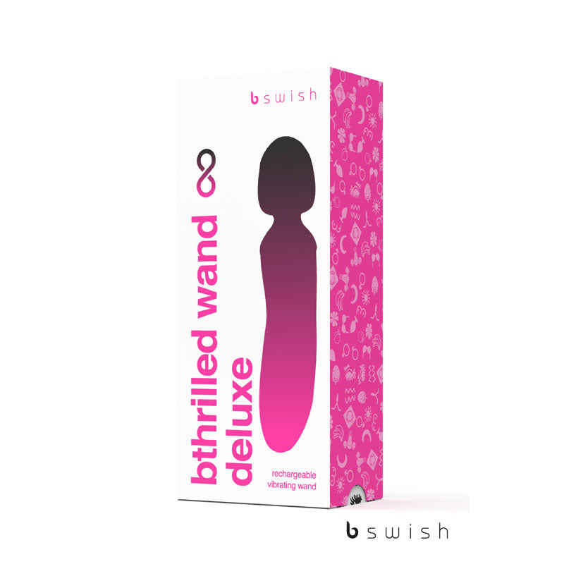 Bthrilled Premium - Noir�������������� - Black 21 cm USB Rechargeable Massage Wand