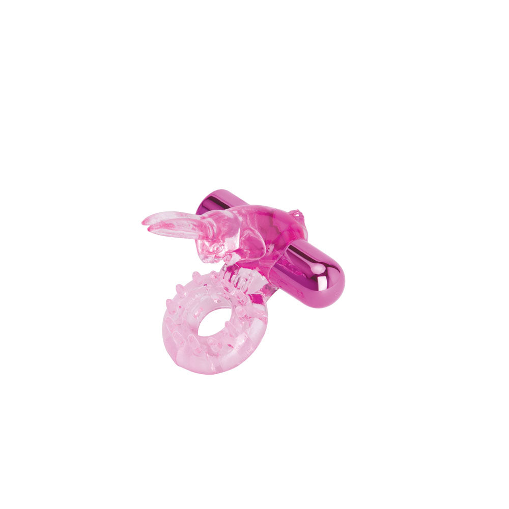 Bodywand Rechargeable Rabbit Ring - Pink USB Rechargeable Vibrating Cock Ring