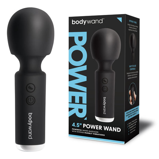 Bodywand 4.5 Power Wand - Black 11.4 cm USB Rechargeable Massager Wand